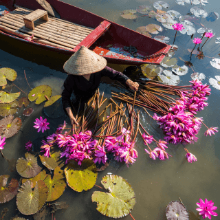 Floating Flower Market